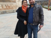 With dearest friend, Gevorg Hakobyan in Armenia 2012